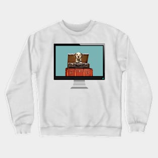 Dalmatian Dog Suitcases Crewneck Sweatshirt